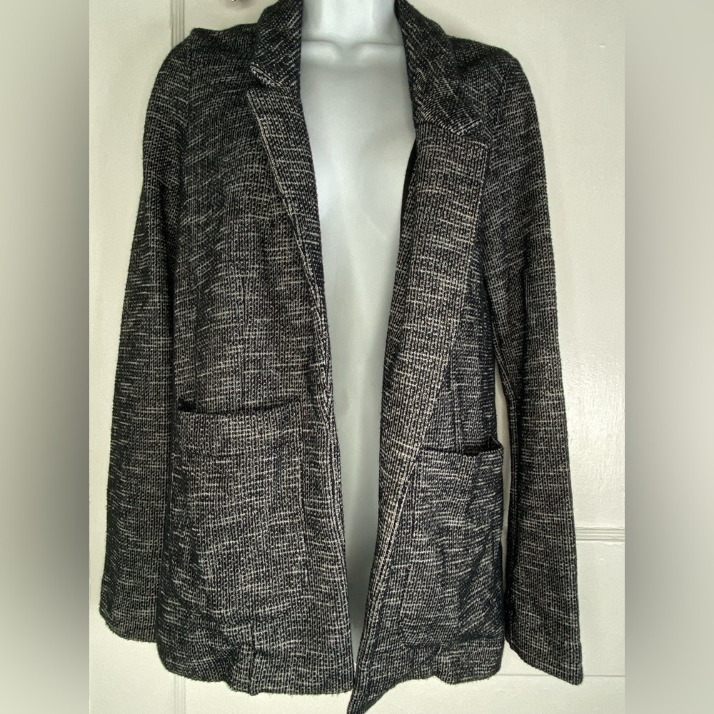 TOPSHOP Nordstrom NWT Marled Gray Open-Front Sweater